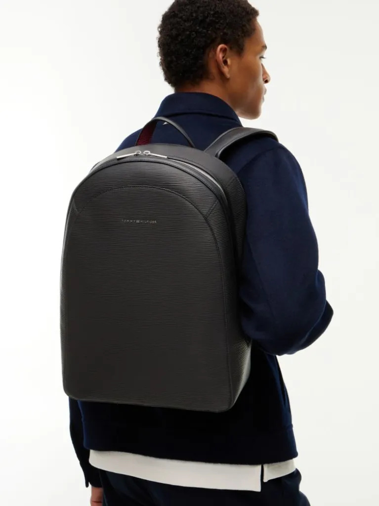 Ανδρικό Σακίδιο Πλάτης Μαύρο Tommy Hilfiger AM0AM14843-BDS