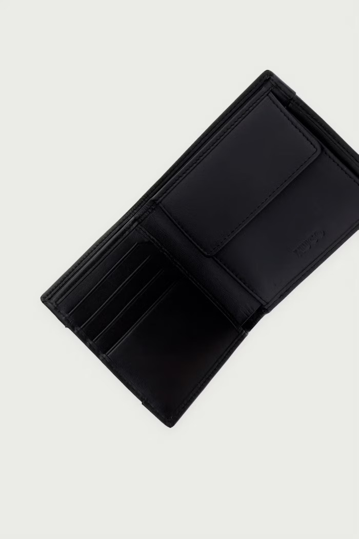 Ανδρικό Δερμάτινο Πορτοφόλι Μαύρο HUGO 50573576-001