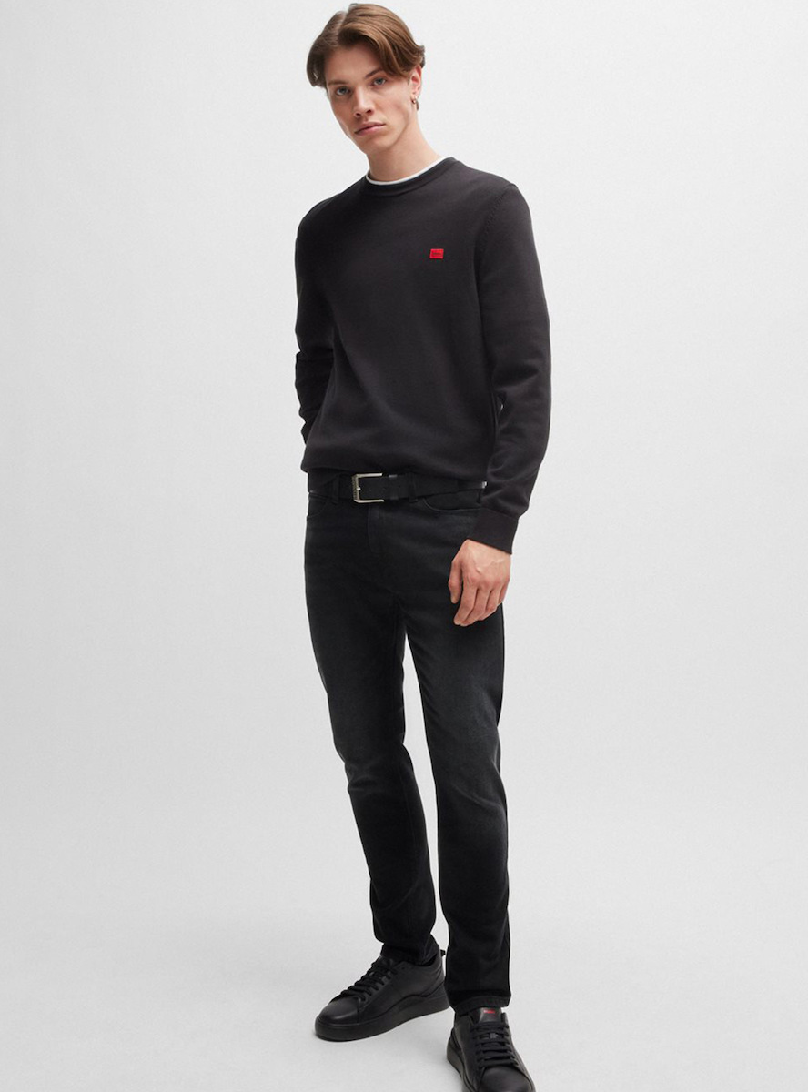 Ανδρικό Hugo 734 Jeans Μαύρο HUGO 50524229-005