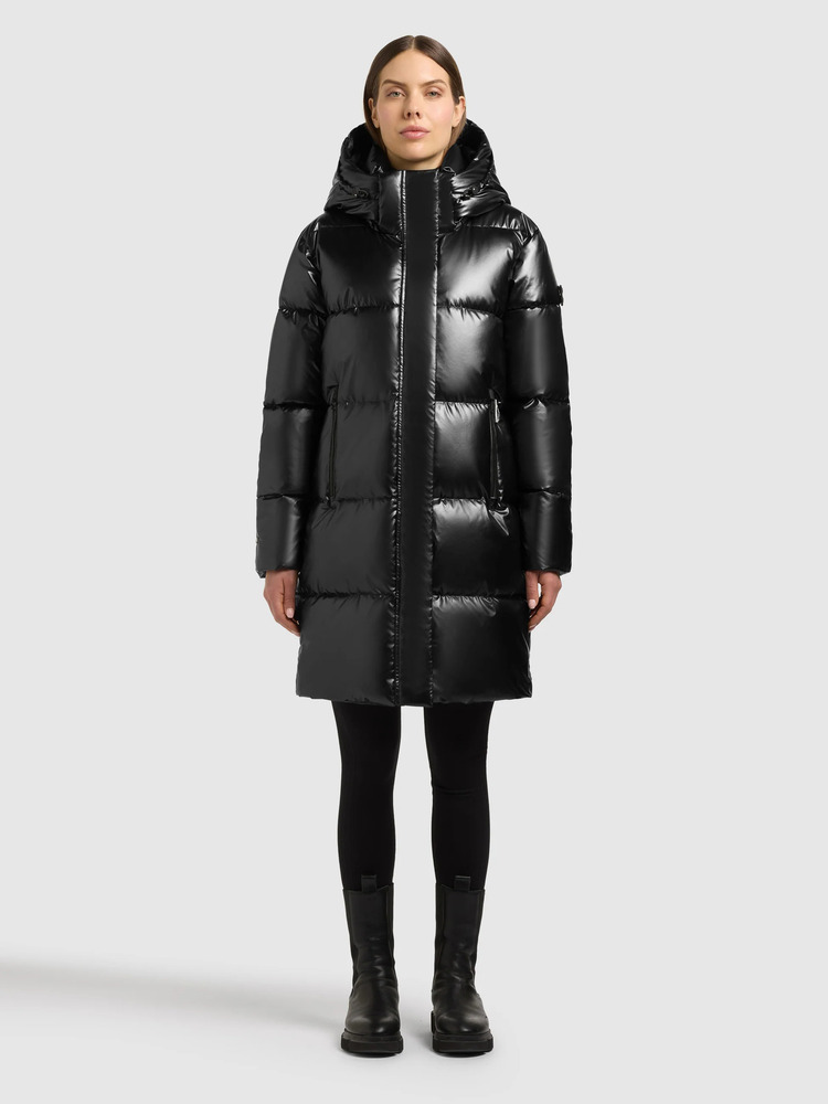 Γυναικείο Shiny Haya3 Μπουφάν Μαύρο Khujo KJ093CO263-BLACK