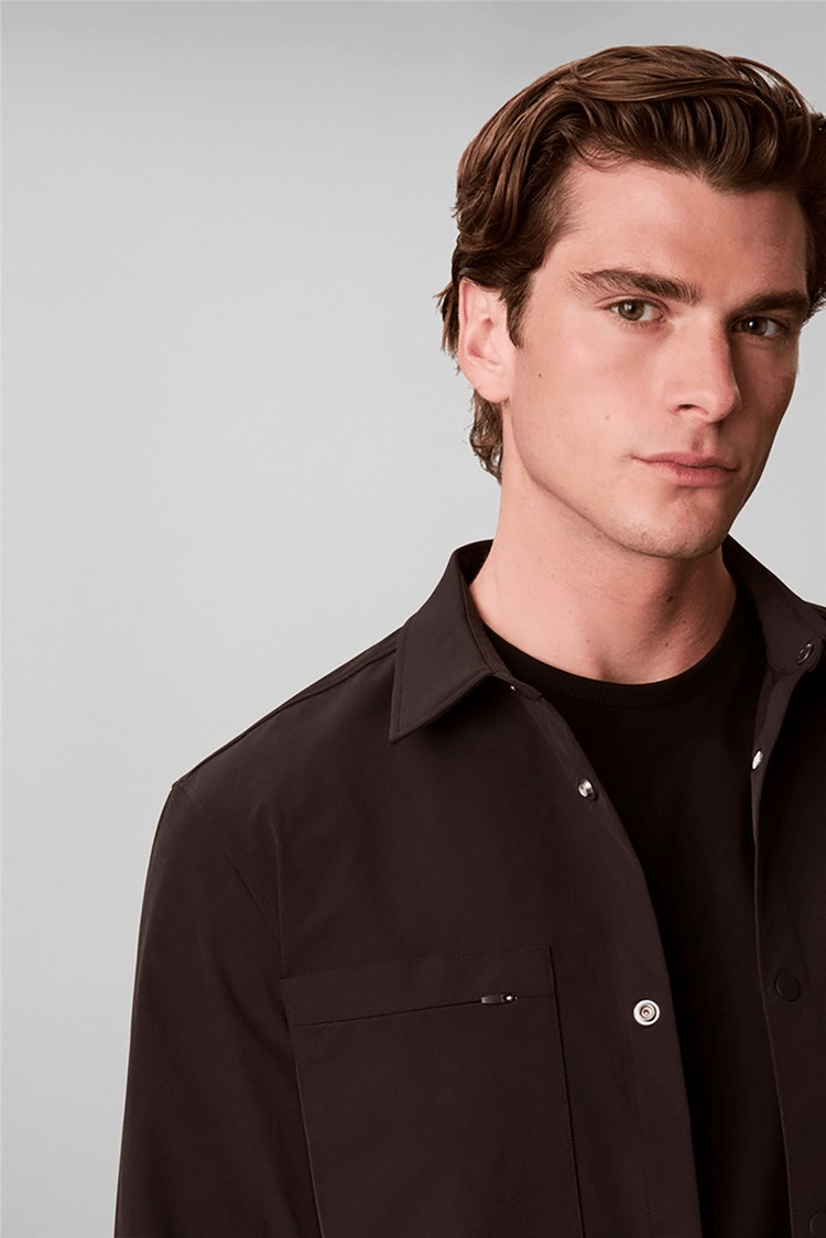 Ανδρικό Overshirt Μαύρο Calvin Klein LV04LH121G-UB1