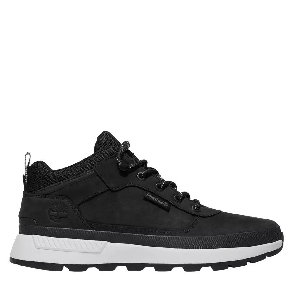 Ανδρικά Δερμάτινα Field Trekker Sneakers Μαύρα Timberland TB1A2A58-015