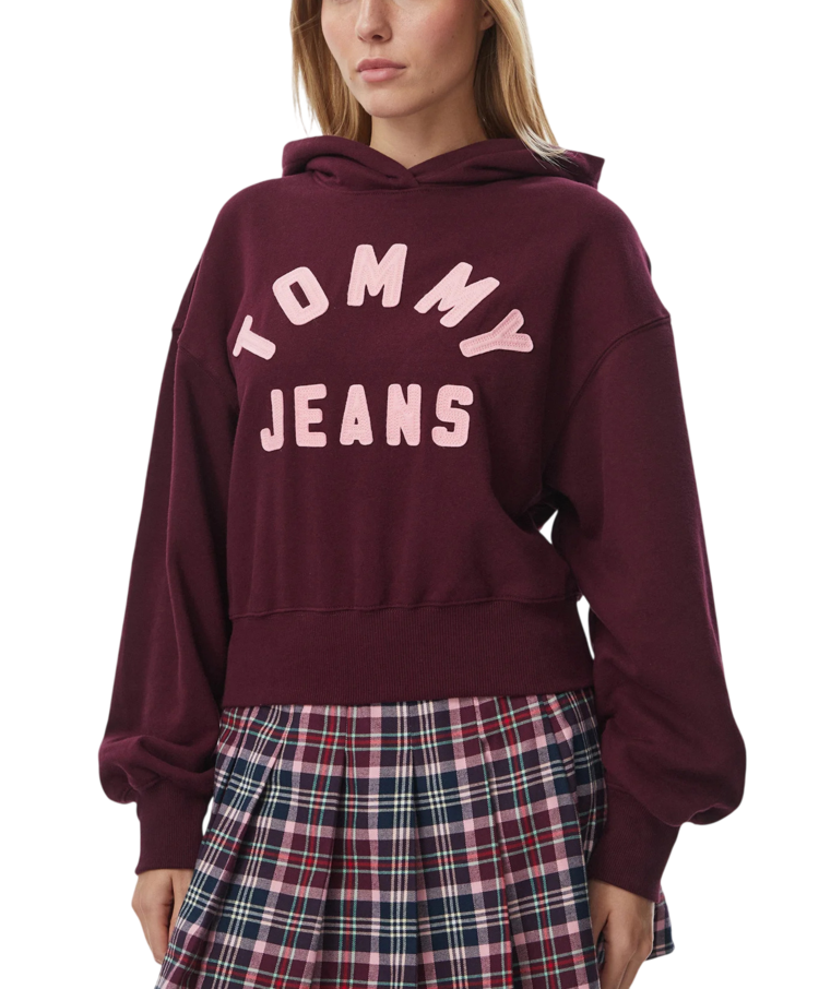 Γυναικείο Φούτερ Μπορντό Tommy Jeans DW0DW23455-V11