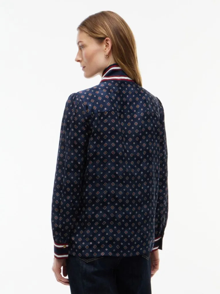 Γυναικείο Πουκάμισο Navy Μπλε Tommy Hilfiger WW0WW52238-0G8