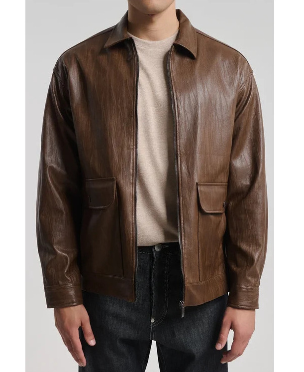 Ανδρικό Μπουφάν Καφέ Royal Denim Kitami5168-Brown