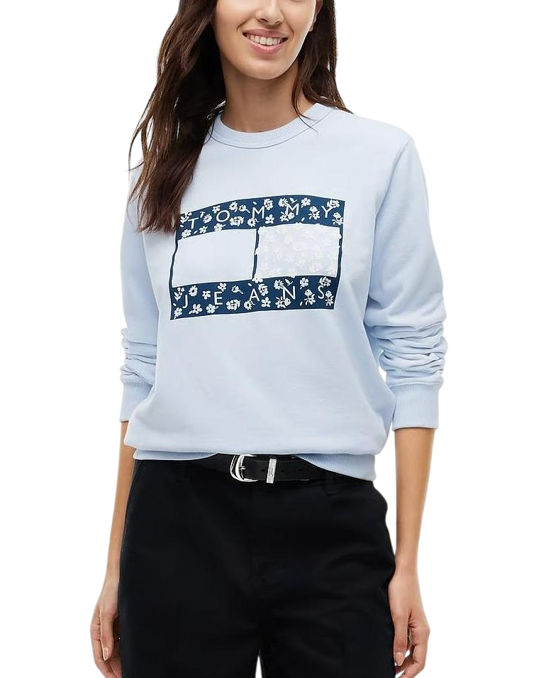 Γυναικείο Φούτερ Γαλάζιο Tommy Jeans DW0DW23306-C1N