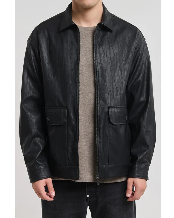 Ανδρικό Μπουφάν Μαύρο Royal Denim Kitami5168-Black