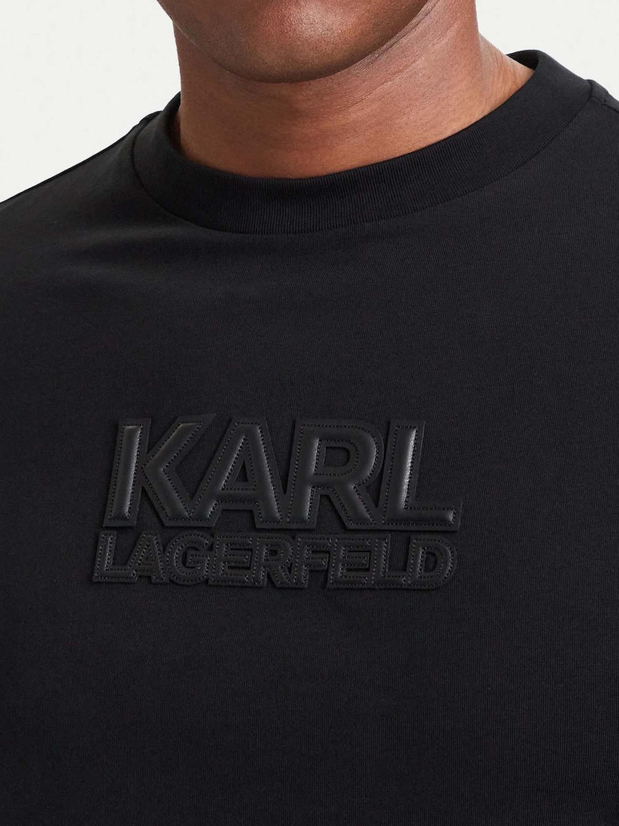 Ανδρικό T-shirt Μαύρο Karl Lagerfeld 755073 564250-990