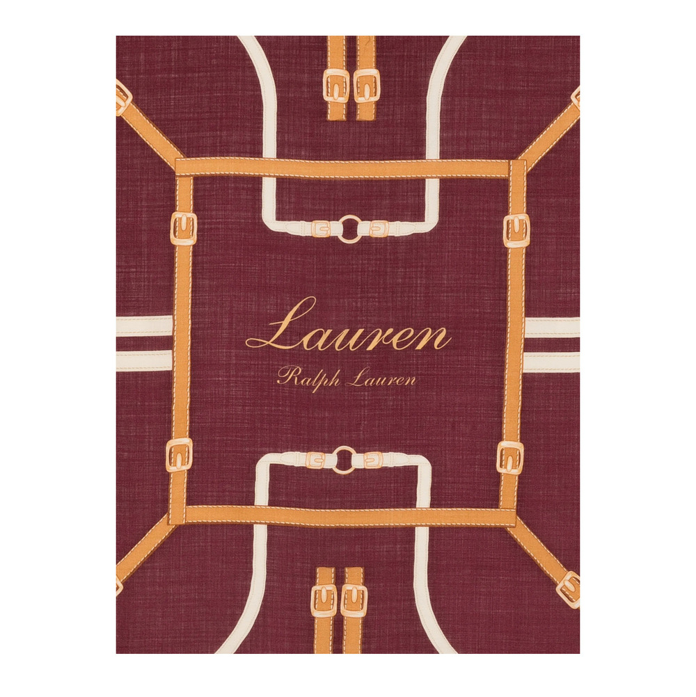 Γυναικείο Φουλάρι Μπορντό Ralph Lauren 454P23561001-RED