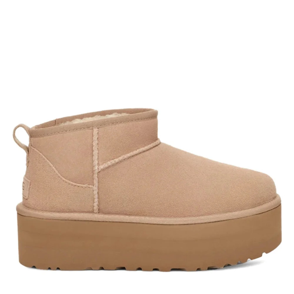 Γυναικεία Classic Ultra Mini Platform Μποτάκια Μπεζ UGG 1135092-SAN