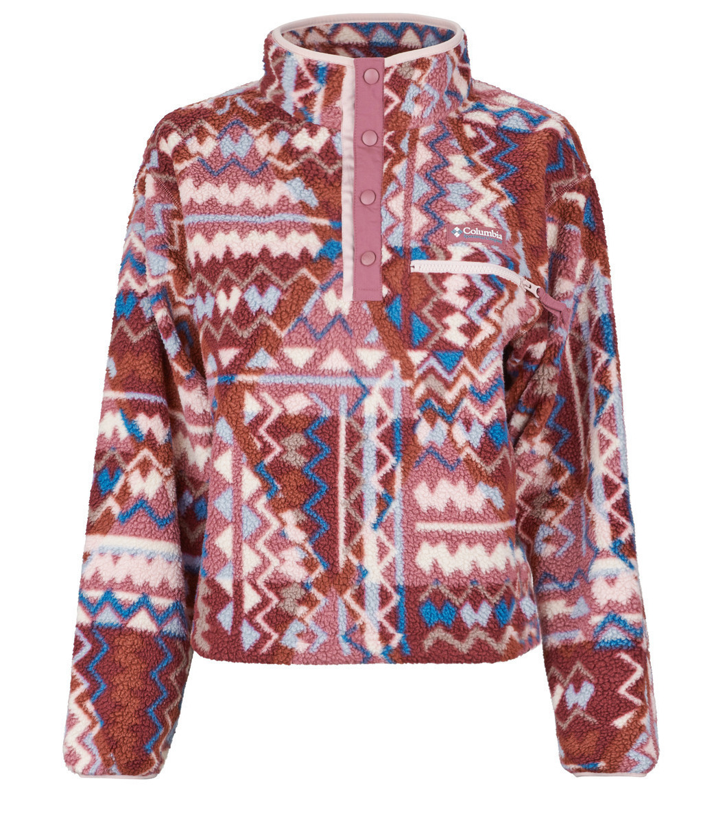 Γυναικείο Helvetia II Printed Cropped Half Snap Fleece Columbia 2098501-555