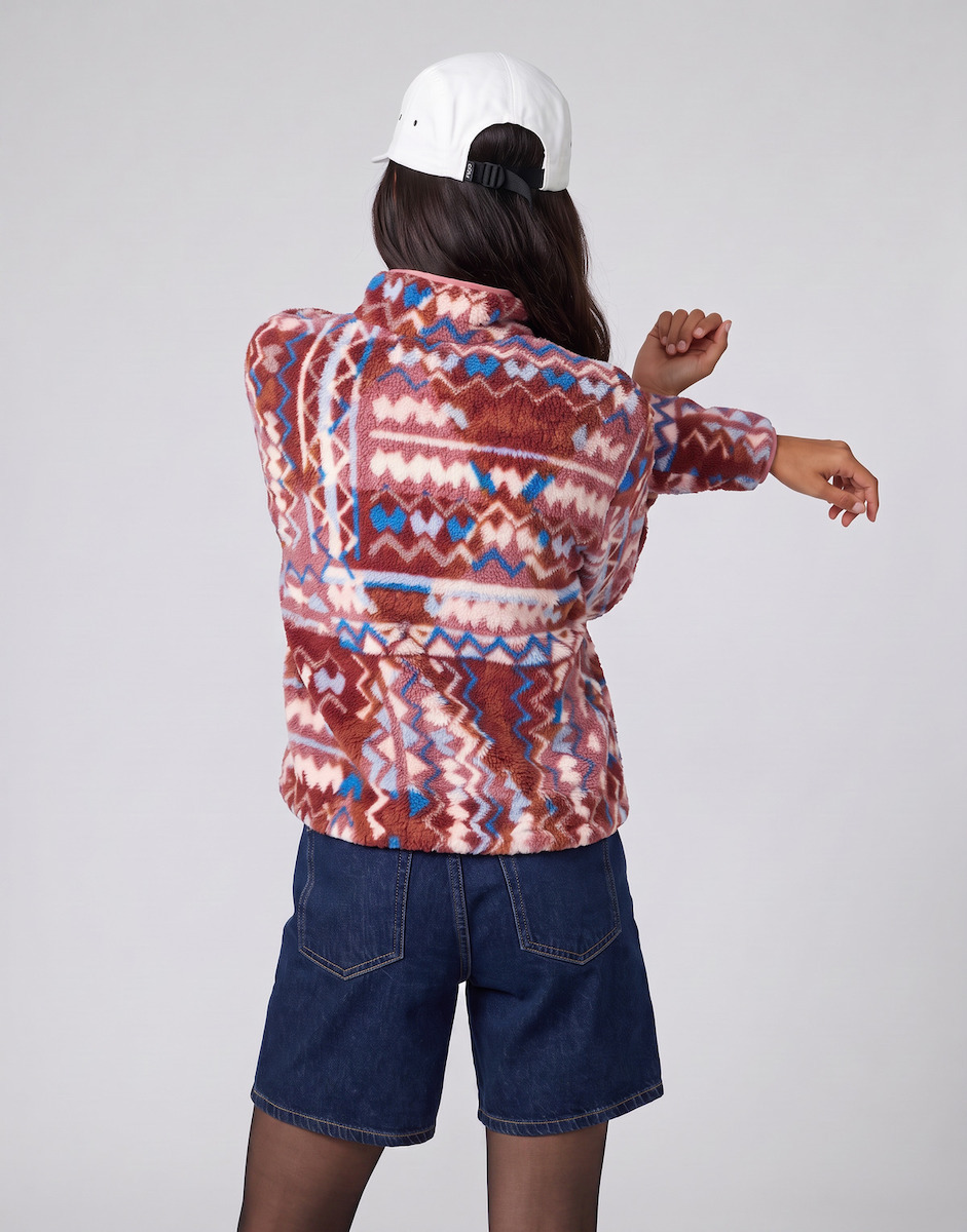 Γυναικείο Helvetia II Printed Cropped Half Snap Fleece Columbia 2098501-555