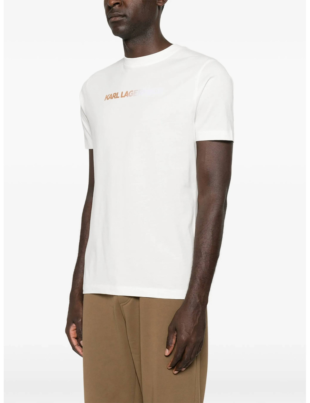 Ανδρικό T-shirt Εκρού Karl Lagerfeld 755060 564242-80
