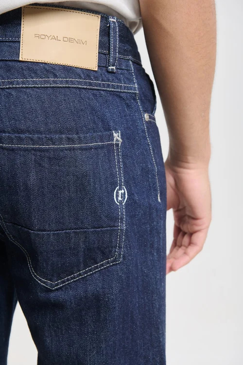 Ανδρικό Τζιν Navy Μπλε Royal Denim SABBATH-2365-BLUE