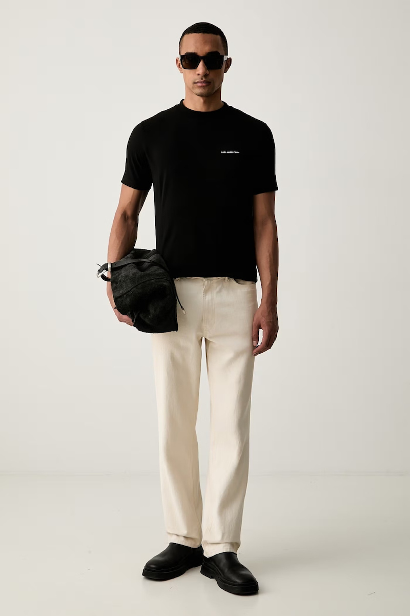Ανδρικό T-shirt Μαύρο Karl Lagerfeld 755033 564235-990