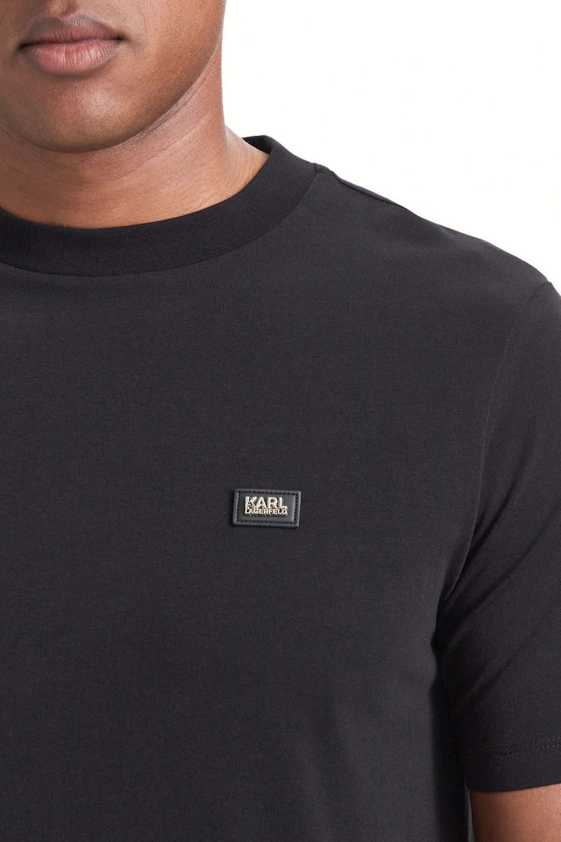 Ανδρικό T-shirt Μαύρο Karl Lagerfeld 755032 564235-990