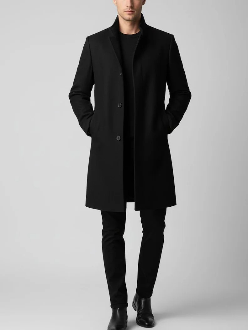 Ανδρικό Παλτό Navy Μπλε Karl Lagerfeld 455732 564750-690
