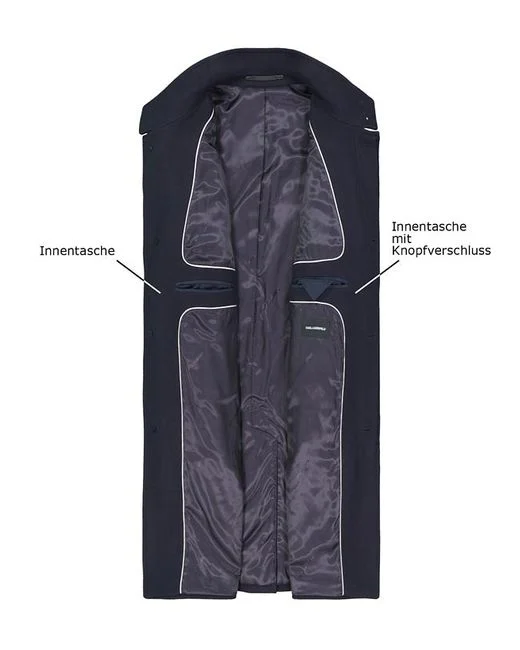 Ανδρικό Παλτό Navy Μπλε Karl Lagerfeld 455732 564750-690