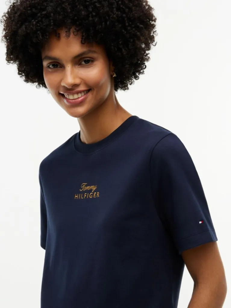 Γυναικείο T-shirt Navy Μπλε Tommy Hilfiger WW0WW51725-DW6
