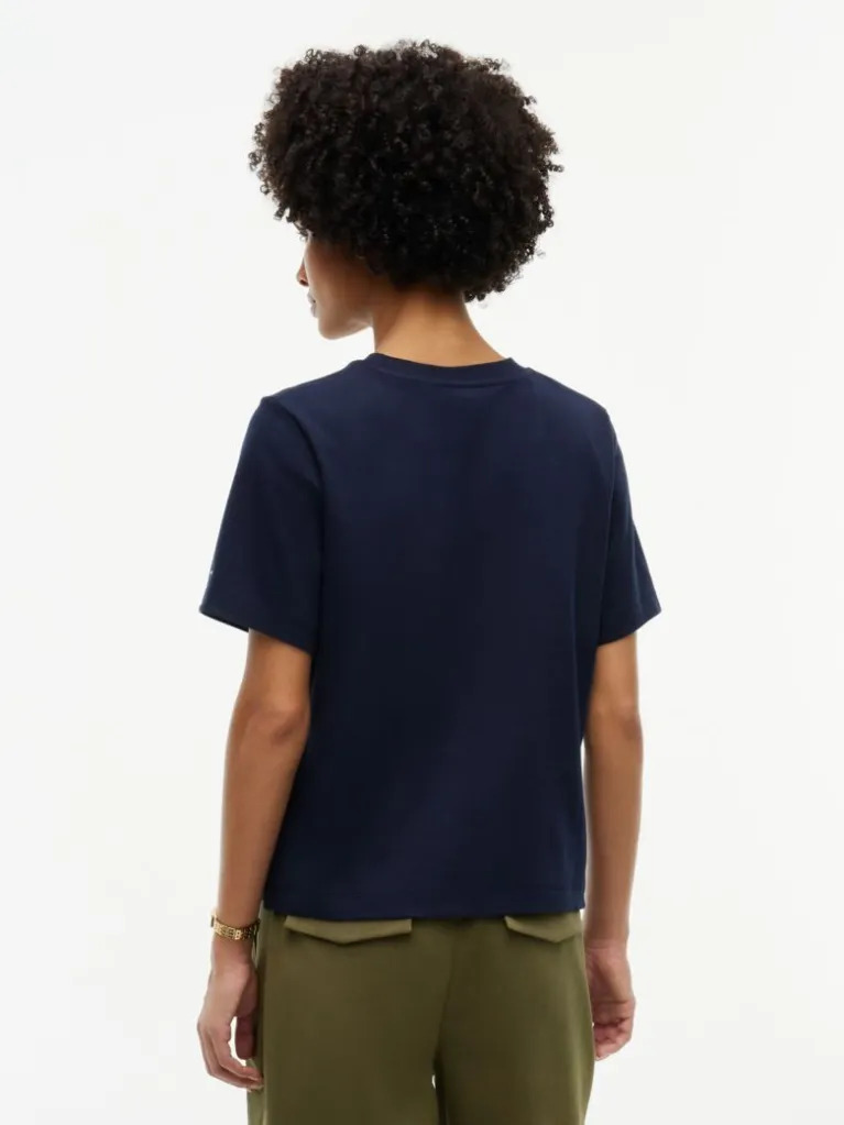 Γυναικείο T-shirt Navy Μπλε Tommy Hilfiger WW0WW51725-DW6