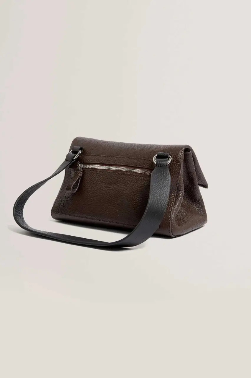 Γυναικεία Δερμάτινη Ginnaa Τσάντα Χιαστί Καφέ Ted Baker 285639-brn choc