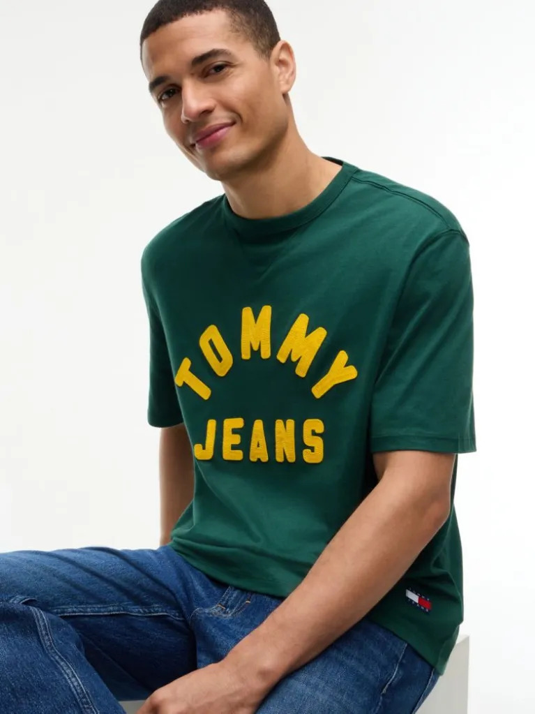 Ανδρικό 90's New Classics T-shirt Πράσινο Tommy Jeans DM0DM23544-MBM