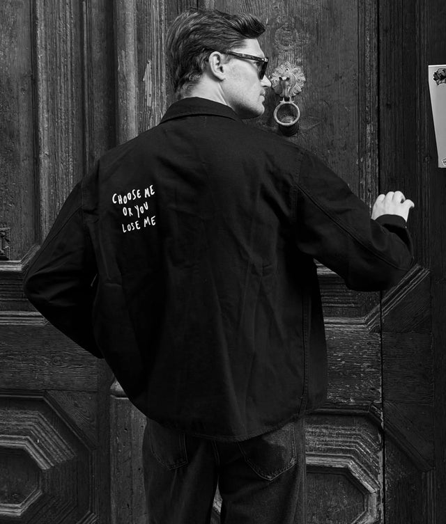 Ανδρικό KLJ X Pietro Terzini Τζιν Overshirt Μαύρο Karl Lagerfeld Jeans B4M16003-999 Black