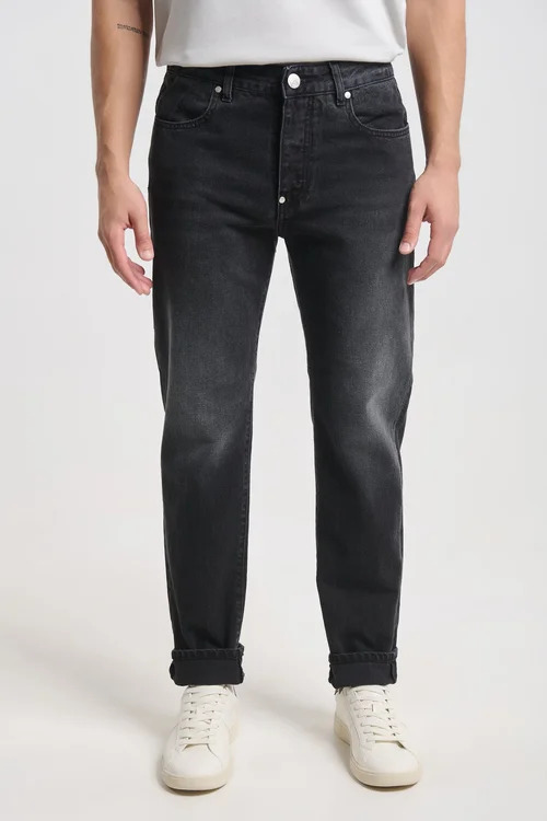Ανδρικό Τζιν Μαύρο Royal Denim SABBATH2366-BLACK