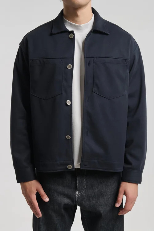 Ανδρικό Overshirt Navy Μπλε Royal Denim Santo5166-Blue