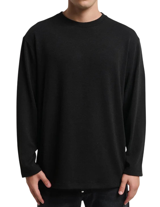 Ανδρικό Πουλόβερ Μαύρο Royal Denim Masuda4071-Black