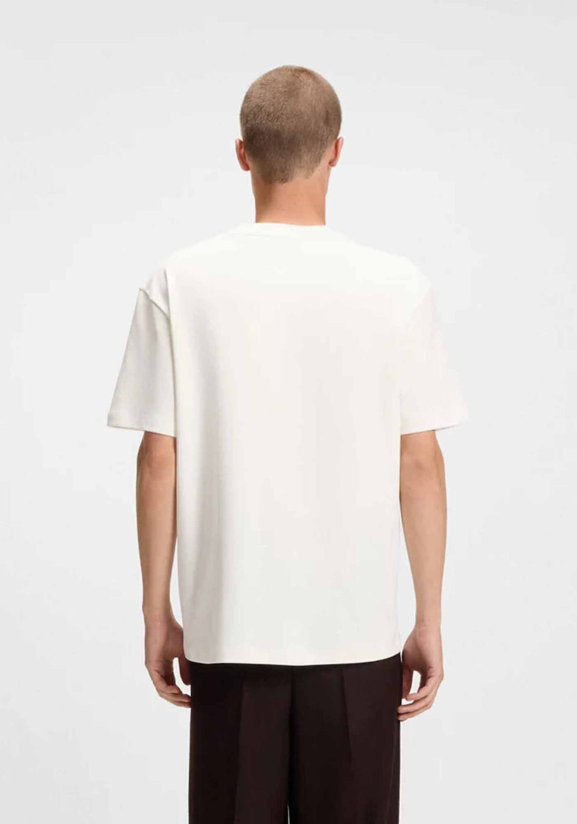 Ανδρικό Dalile T-shirt Εκρού HUGO 50505201-103