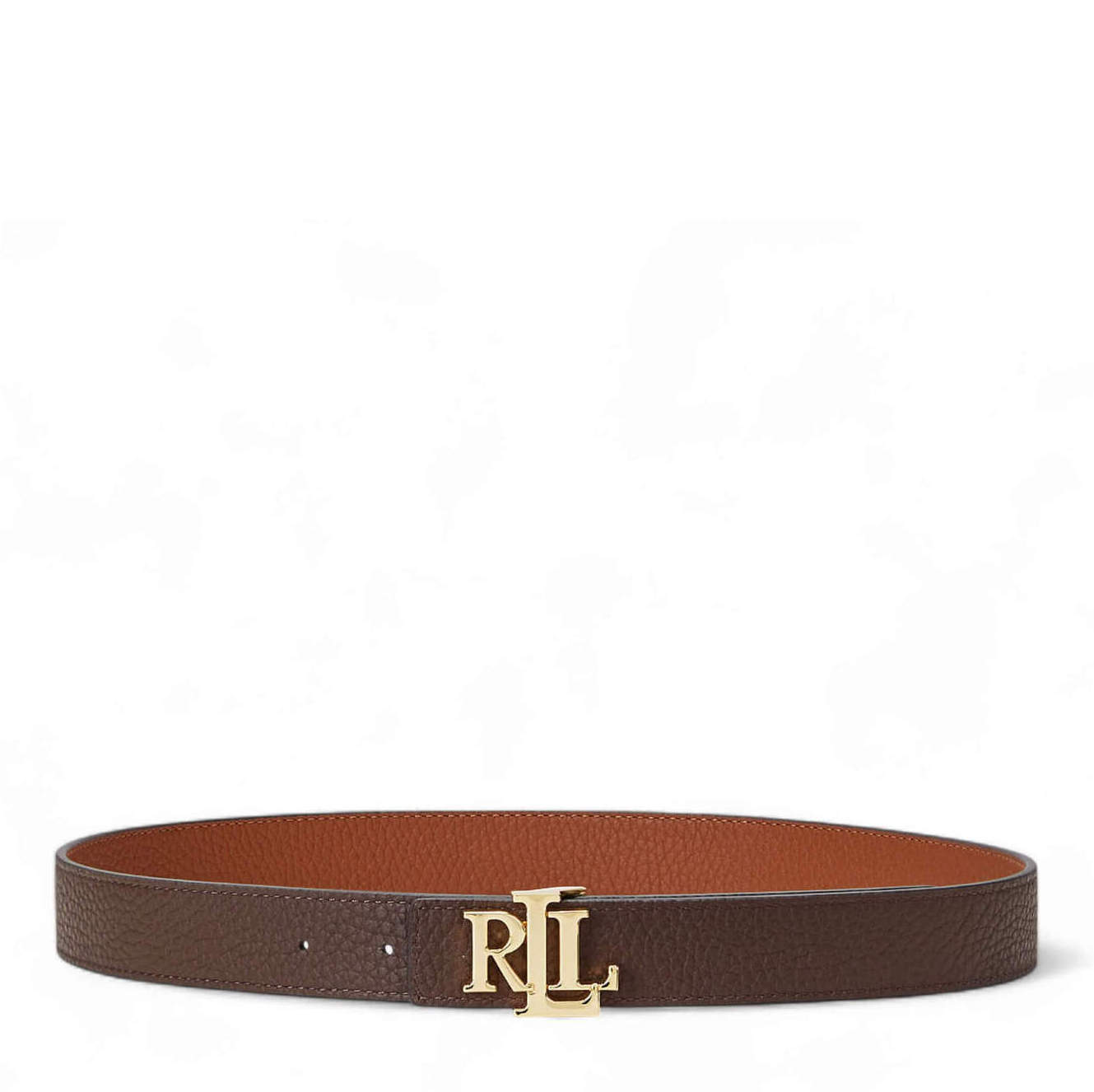 Γυναικεία Δερμάτινη Ζώνη Διπλής Όψεως Καφέ Ralph Lauren 412912039002-BRN TAN