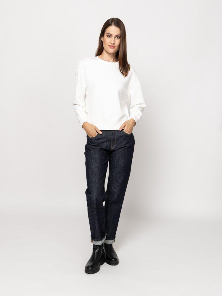 Γυναικείο Davenna Φούτερ Λευκό Heavy Tools T02036-WHITE