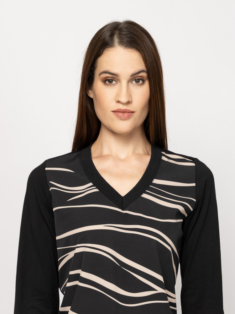 Γυναικείο Calishaw26 Μακρυμάνικο T-shirt Μαύρο Heavy Tools T15056-WAVE