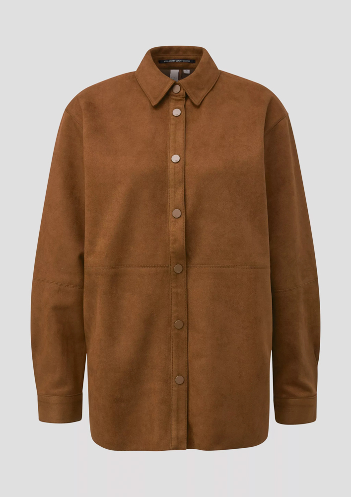 Γυναικείο Overshirt Καφέ S.Oliver 2183909-0009