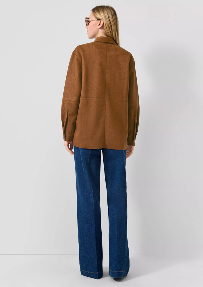 Γυναικείο Overshirt Καφέ S.Oliver 2183909-0009