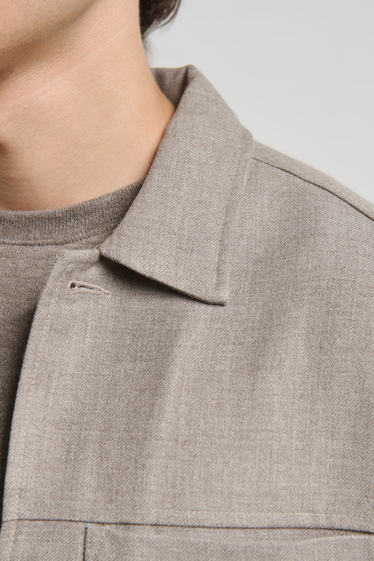 Ανδρικό Overshirt Μπεζ Royal Denim SANTO5164-BEIGE
