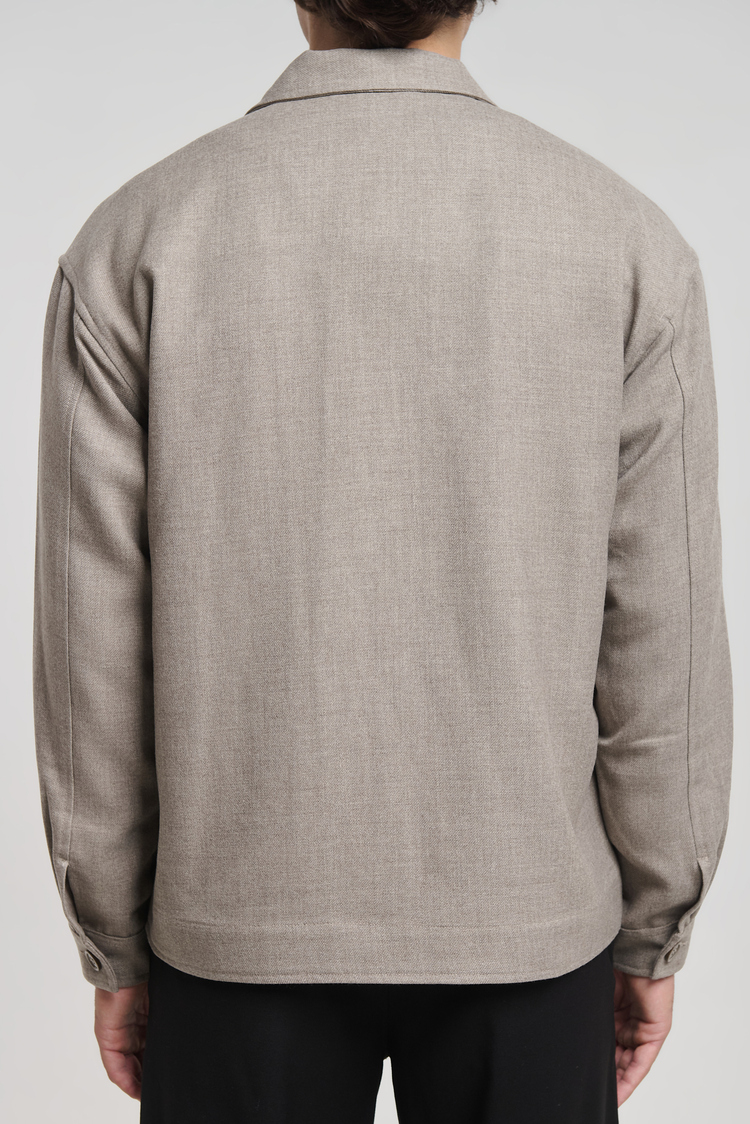 Ανδρικό Overshirt Μπεζ Royal Denim SANTO5164-BEIGE