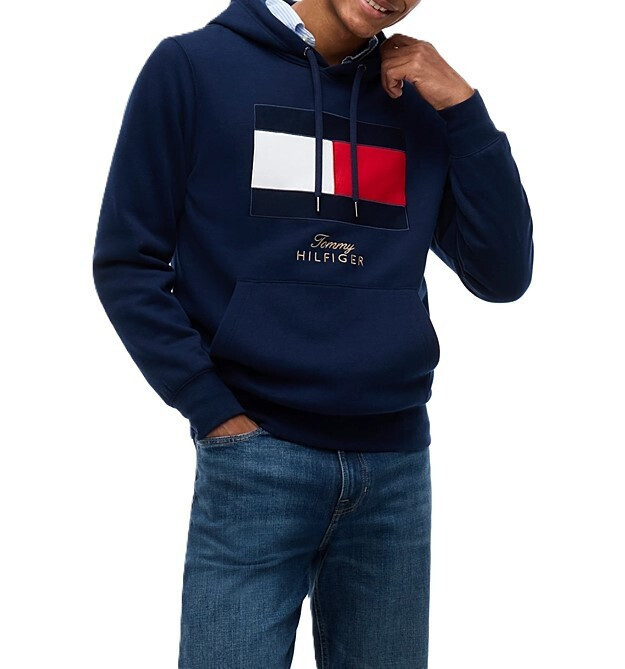 Ανδρικό Φούτερ Μπλε Tommy Hilfiger MW0MW45189-DCC