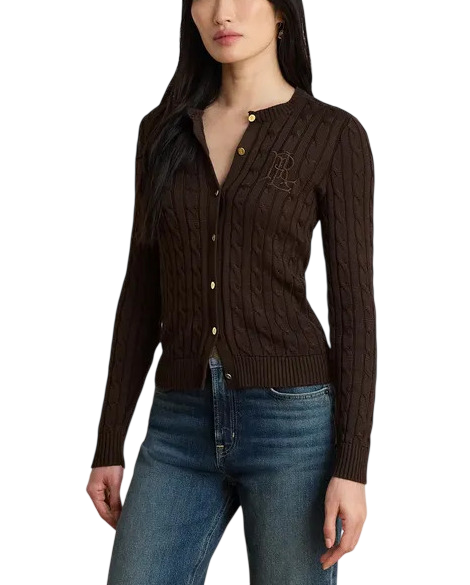 Γυναικεία Ζακέτα Καφέ Ralph Lauren 200P14040505-BROWN