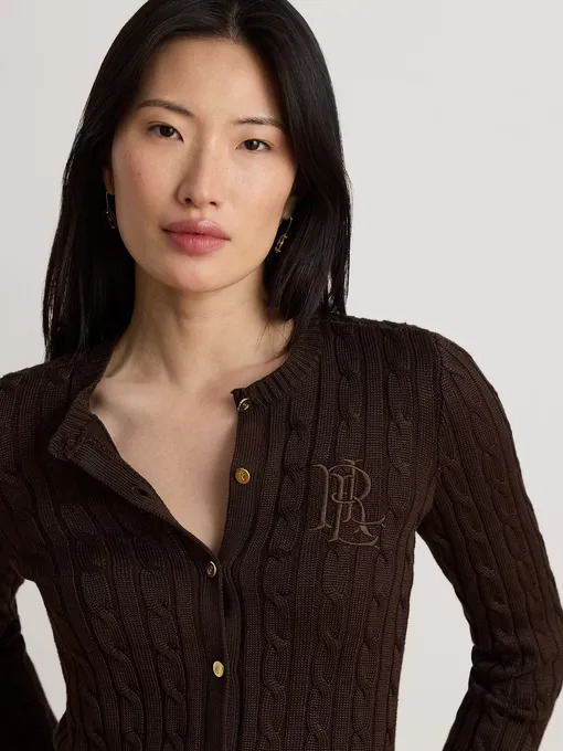 Γυναικεία Ζακέτα Καφέ Ralph Lauren 200P14040505-BROWN