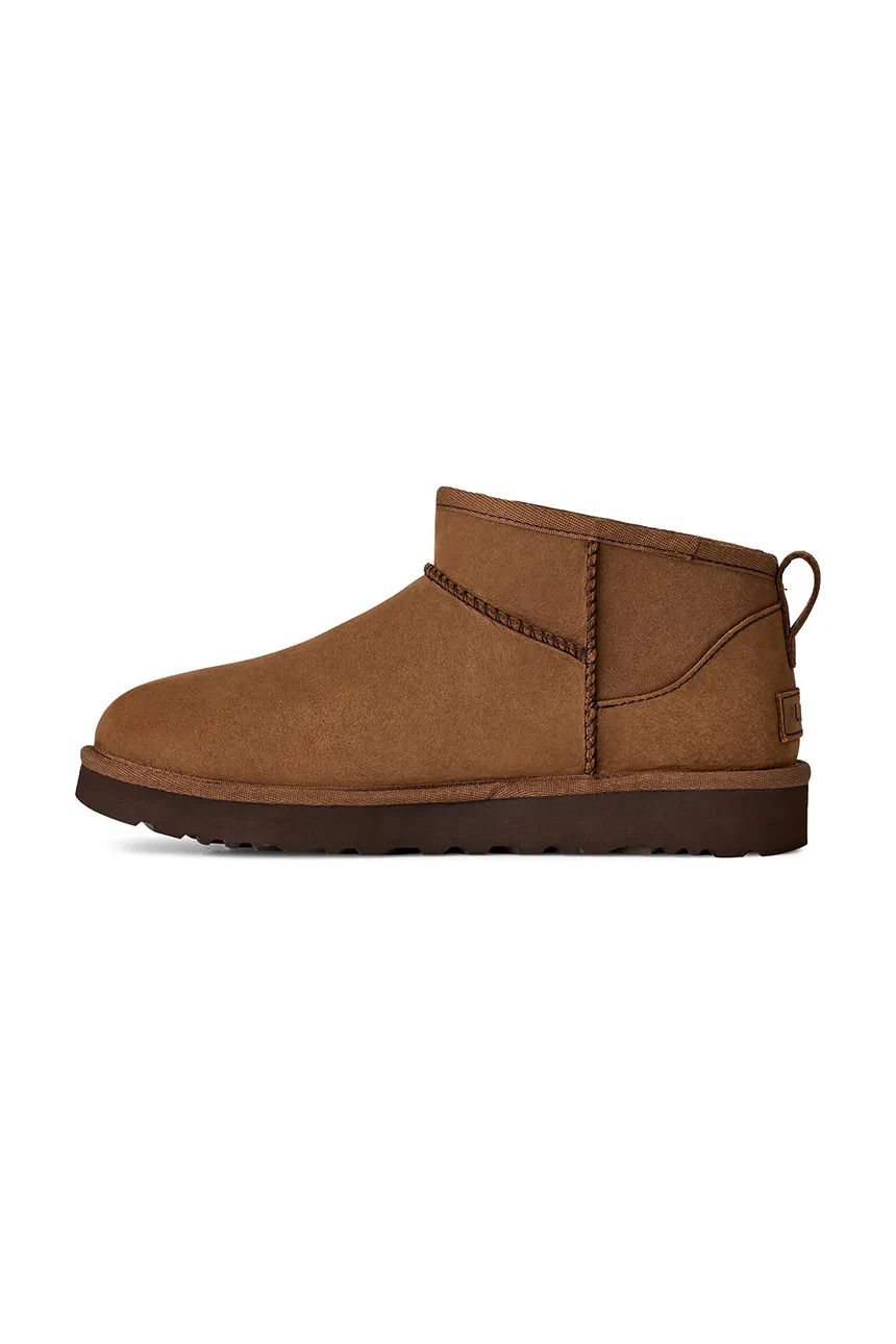 Γυναικεία Classic Ultra Mini Nubuck Μποτάκια Καφέ UGG 1184556-DKC