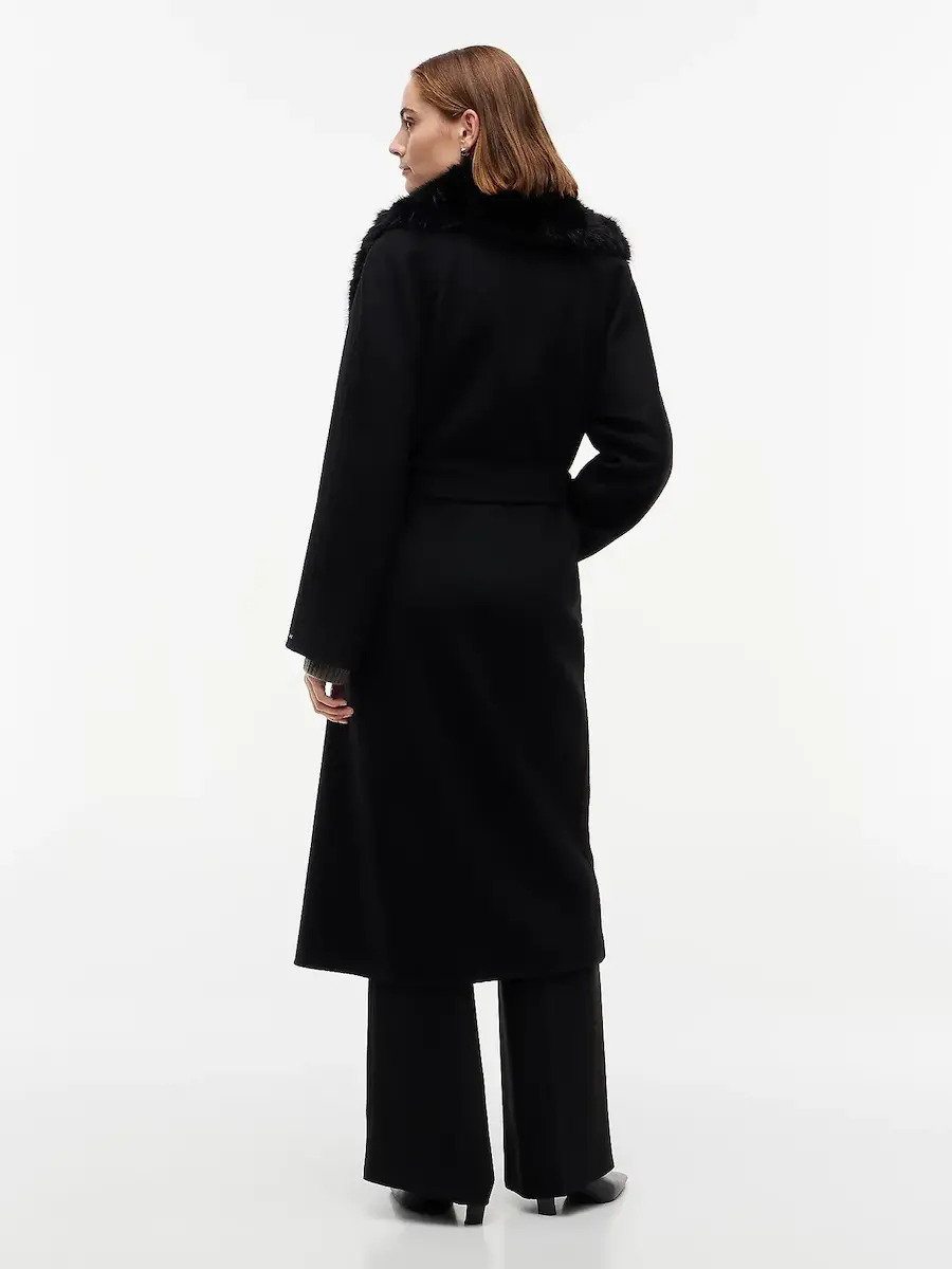Γυναικείο Παλτό Μαύρο Tommy Hilfiger WW0WW51105-BDS