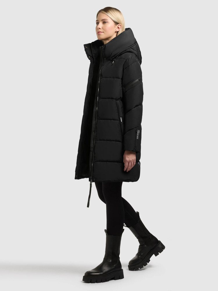 Γυναικείο Emory Μπουφάν Μαύρο Khujo KJ1209CO263-BLACK