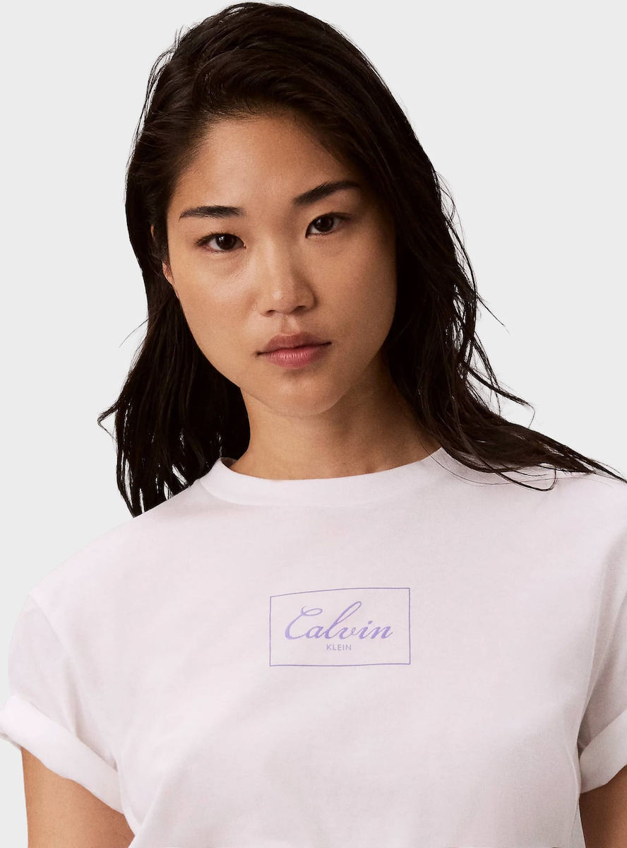 Γυναικείο T-shirt Λευκό Calvin Klein LV047H811G-YAF