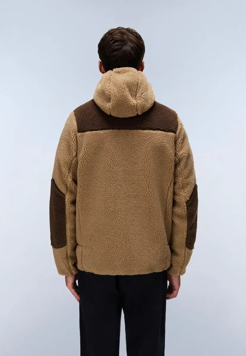 Ανδρική Yupik Fleece Ζακέτα Καφέ Napapijri NP0A8AZX-M4E1