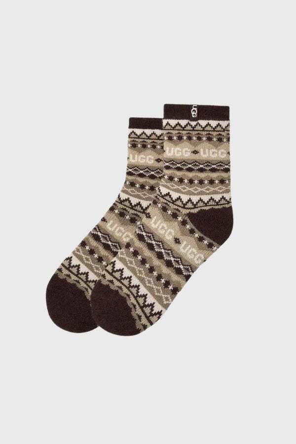 Γυναικείες Cressida Cozy Quarter Κάλτσες Καφέ UGG 1171625-USL