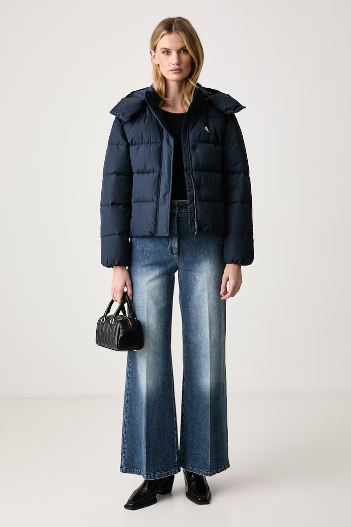 Γυναικείο Μπουφάν Navy Μπλε Calvin Klein LV047H504G-CCI