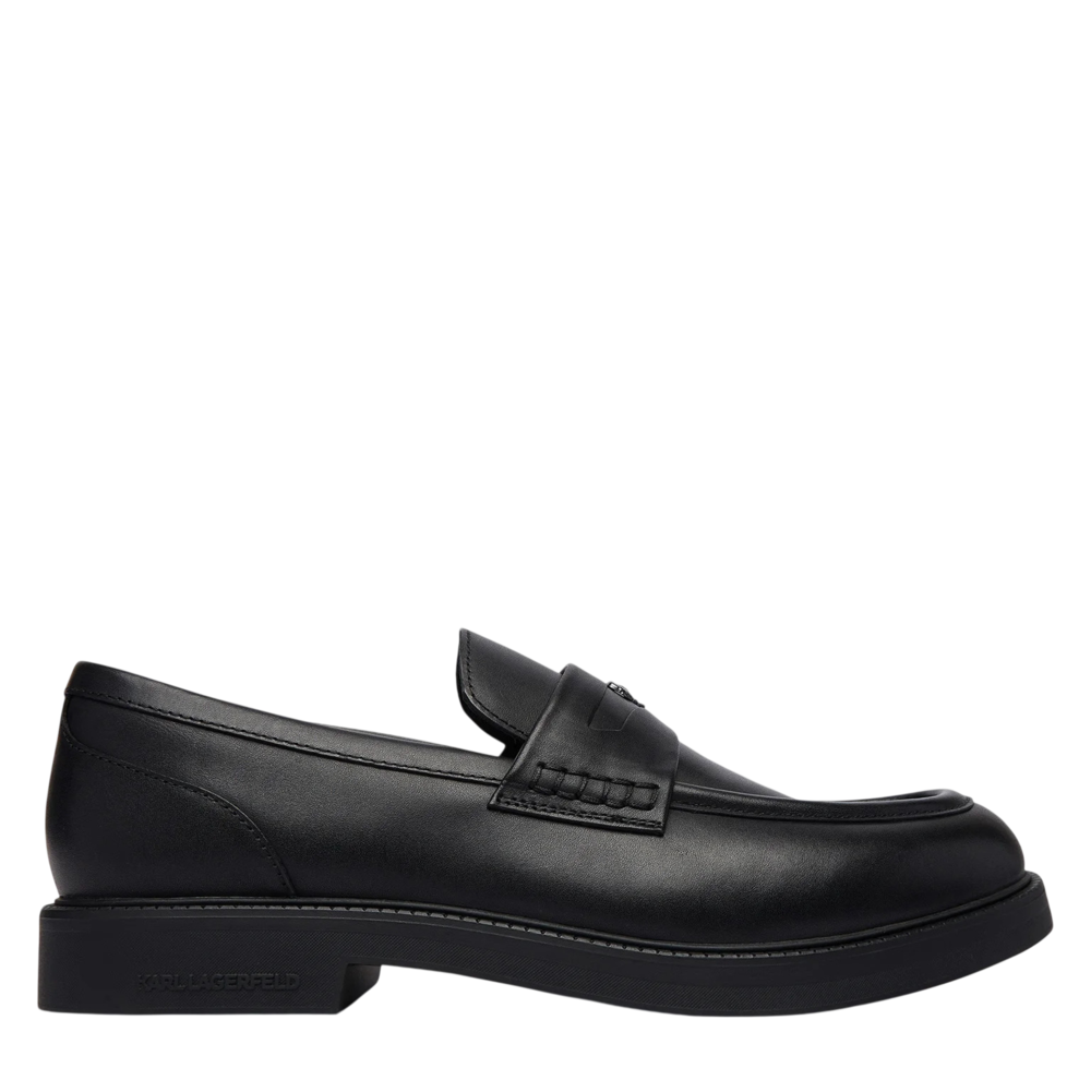Ανδρικά Δερμάτινα Kai Loafers Μαύρα Karl Lagerfeld KL12816-000 Black