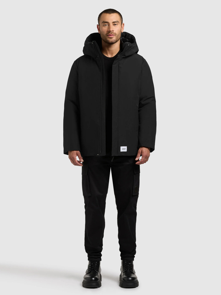 Ανδρικό Etian2 Μπουφάν Μαύρο Khujo KJ2110JK263-BLACK